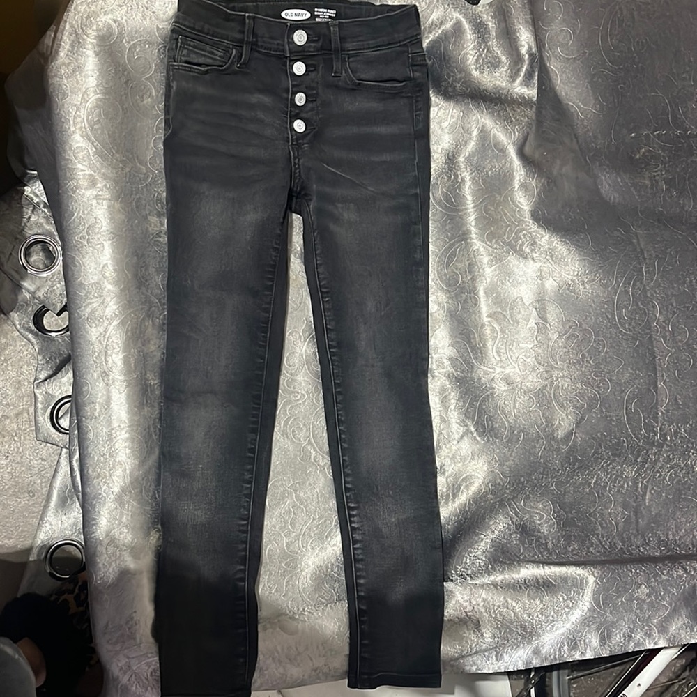 OLD NAVY KIDS Sz 8 ROCKSTAR High Rise Super Skinny Jeggings